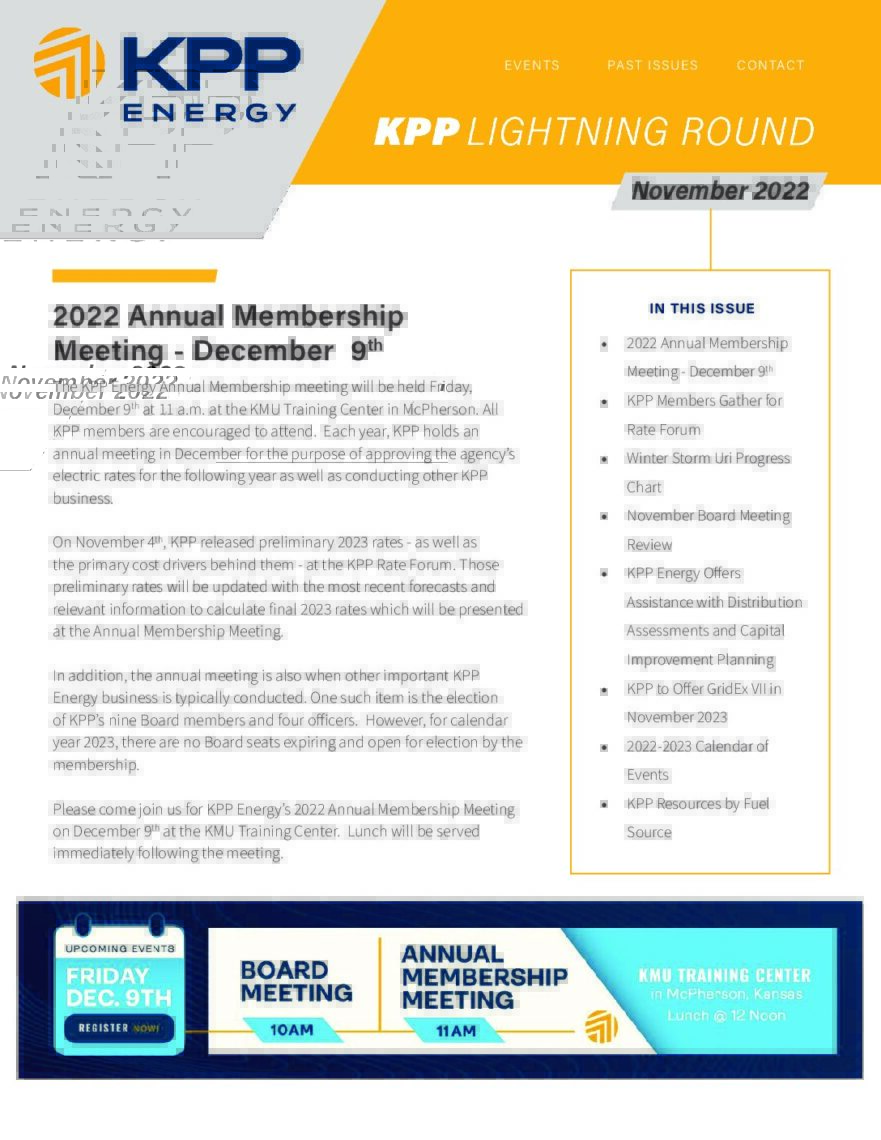 November 2022 PDF Cover Page