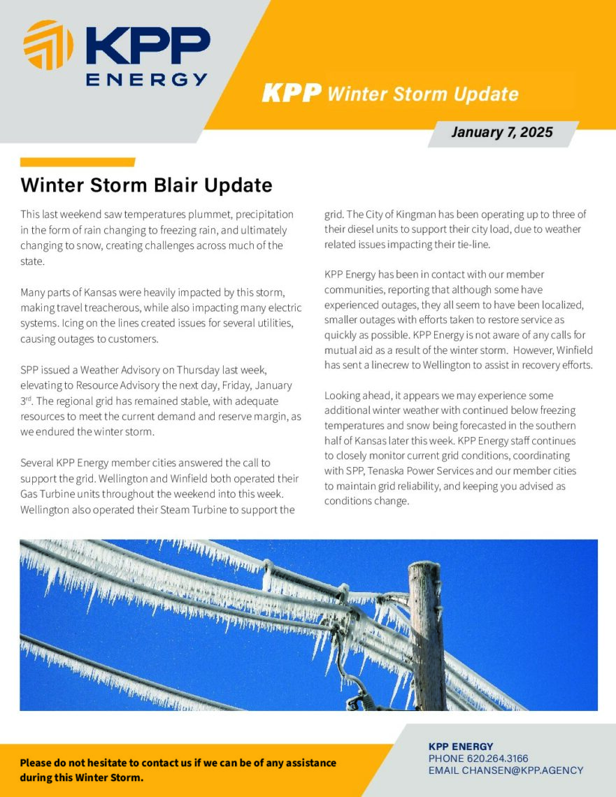 Winter Storm Blair PDF Cover Page
